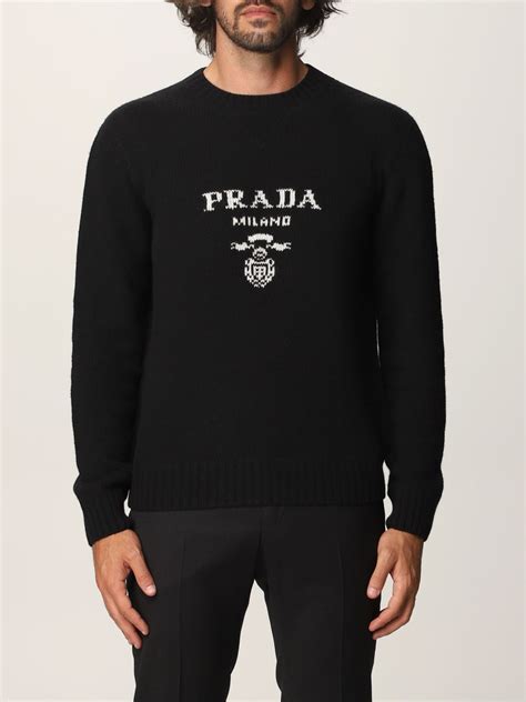 pull homme prada|Prada men's sweaters.